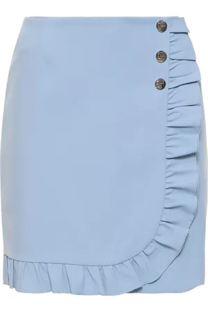 Tory Burch Falda Pantalón De Sarga De Techno