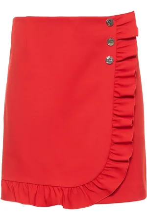 Tory Burch Falda Pantalón De Sarga De Techno