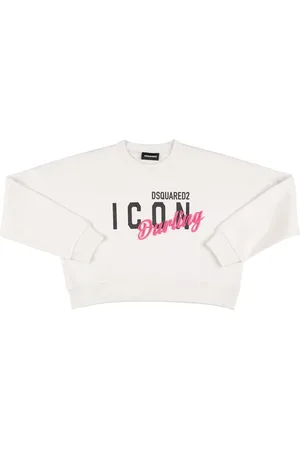 Dsquared2 Sudadera De Felpa De Algodón Con Logo