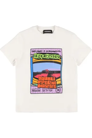 Dsquared2 Camiseta De Jersey De Algodón Estampada