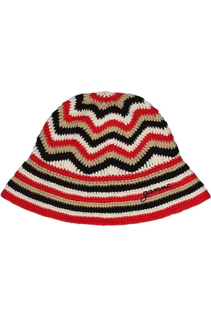 Ganni Gorro Pescador De Crochet De Algodón Orgánico