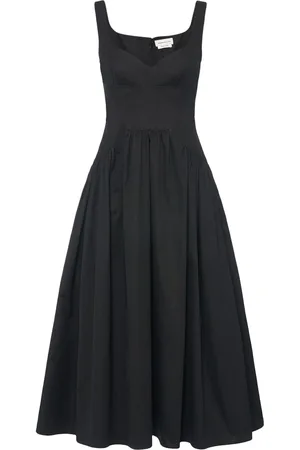 Alexander McQueen Vestido De Algodón