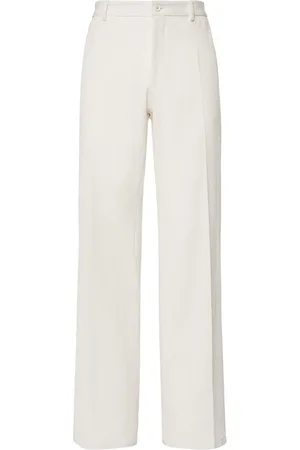 Dolce & Gabbana Pantalones Rectos De Algodón