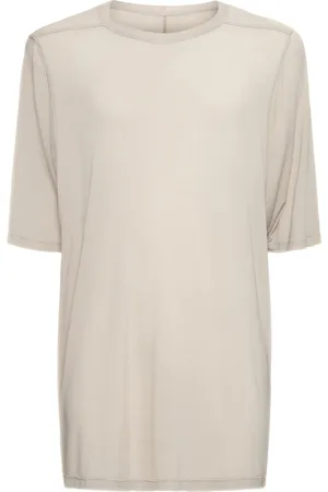 Rick Owens Camiseta De Cupro Stretch