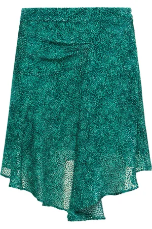 Isabel Marant Vestido Corto De Viscosa Y Seda