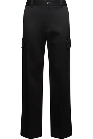 VERSACE Pantalones Cargo De Gabardina De Algodón