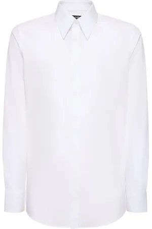 Dolce & Gabbana Camisa De Popelina De Algodón