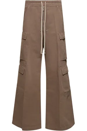 Rick Owens Pantalones Cargo De Algodón