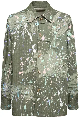 MITHRIDATE Lvr Exclusive Camisa Patchwork