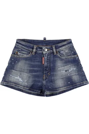 Dsquared2 Shorts De Denim De Algodón