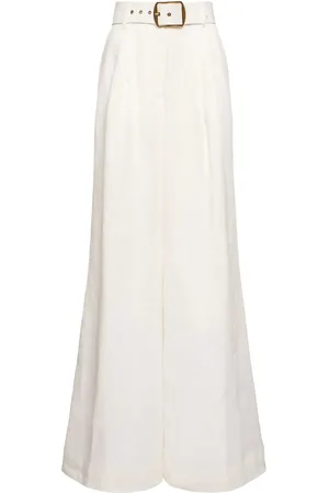 ZIMMERMANN Pantalones Anchos De Lino
