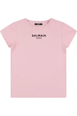 Balmain Camiseta De Jersey De Algodón Orgánico
