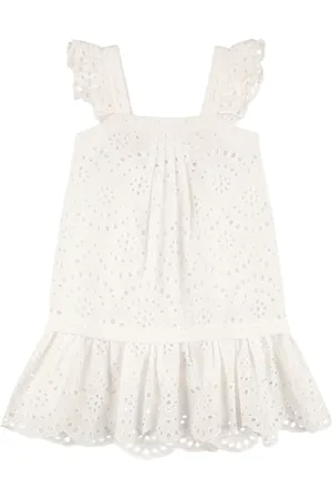 Max&Co. Vestido De Encaje Sangallo De Algodón