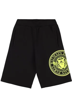 Balmain Shorts De Algodón