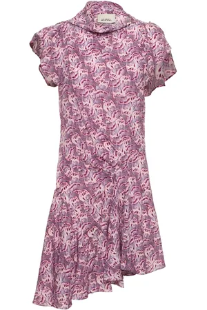 Isabel Marant Vestido De Seda Estampado