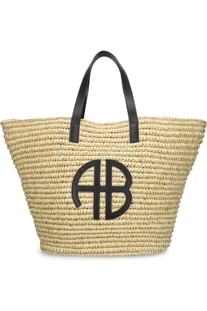 ANINE BING Bolso Tote Palermo Efecto Rafia