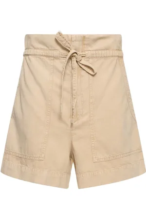 Marant Etoile Shorts Con Cintura Alta Y Cordón