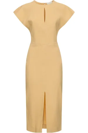 Isabel Marant Vestido Midi De Cáñamo