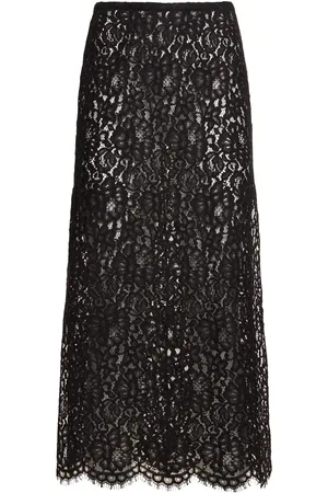 Michael Kors Vestido Midi De Encaje