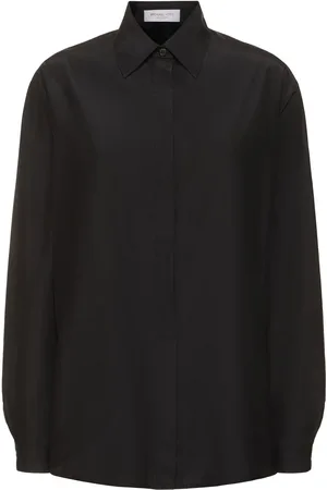 Michael Kors Camisa De Tafetán De Seda Y Algodón
