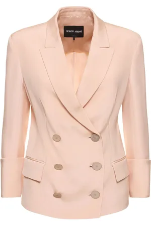 Giorgio Armani Blazer Cruzado De Seda