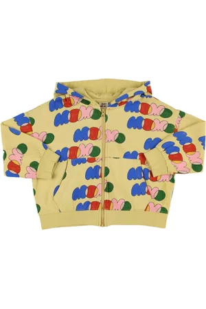 Jelly Mallow Sudadera De Algodón Estampada Con Capucha