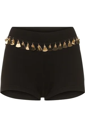 Paco rabanne Shorts De Algodón Y Seda