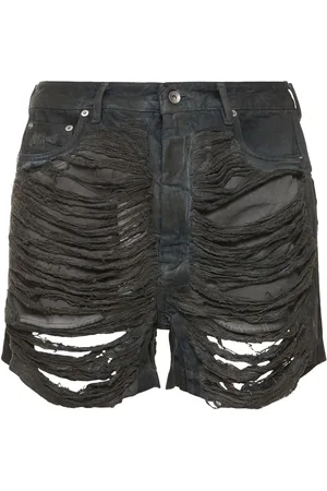 Rick Owens Shorts Desgastados