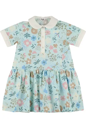 Il gufo Vestido Midi De Popelina De Algodón