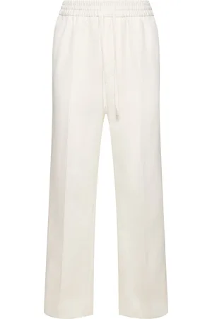 BRIONI Pantalones Deportivos De Algodón Y Lino