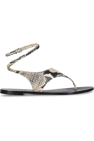 PARIS TEXAS Sandalias De Piel Estampado Pitón 5mm