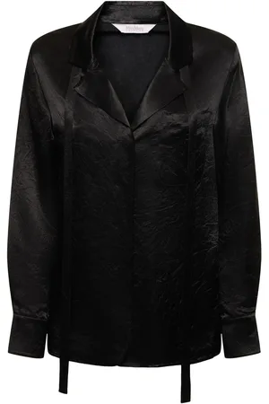 Max Mara Camisa De Satén Con Cordones