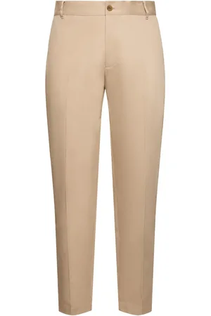 Maison Kitsuné Pantalones Chinos De Algodón