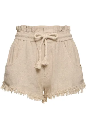 Marant Etoile Shorts De Seda Con Cordón