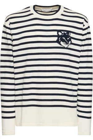 Maison Kitsuné Suéter Con Intarsia