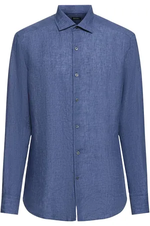 Ermenegildo Zegna Camisa Larga De Lino