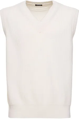Ermenegildo Zegna Chaleco De Punto De Cashmere Y Algodón