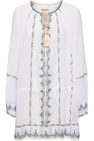 Marant Etoile Vestido Corto De Algodón