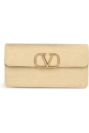 VALENTINO GARAVANI Cartera De Rafia Con Cadena