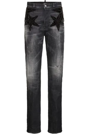 Dsquared2 Jeans De Denim Con Decoraciones