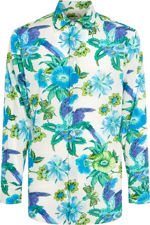 Etro Camiseta De Algodón Con Manga Larga