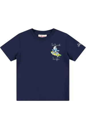 MC2 SAINT BARTH Camiseta De Jersey De Algodón Estampada