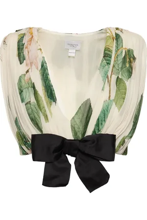 Giambattista Valli Top De Georgette Con Lazo