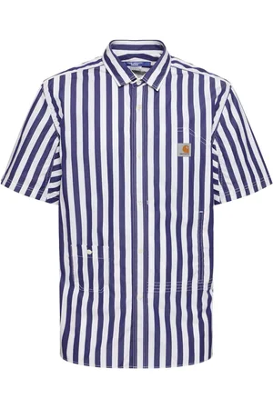 JUNYA WATANABE Camisa De Algodón A Rayas