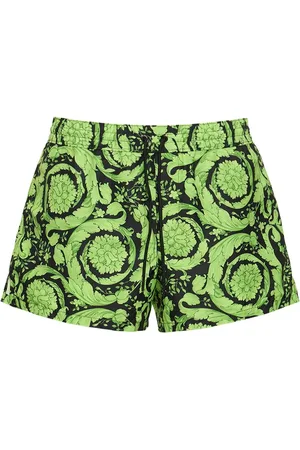 VERSACE Bañador Shorts De Nylon Estampado