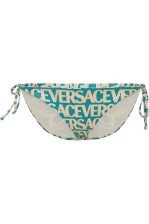 VERSACE Braguitas De Bikini Con Logo Estampado