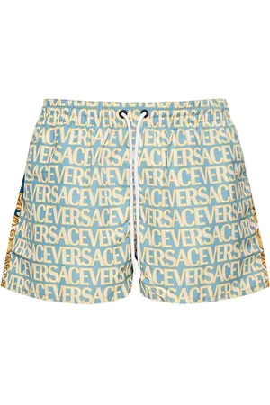 VERSACE Bañador Shorts De Nylon Estampado