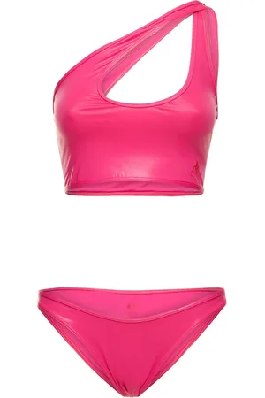 The Attico Bikini De Jersey Con Hombro Descubierto