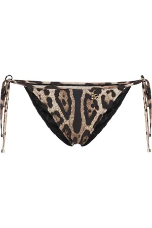 Dolce & Gabbana Braguitas De Bikini De Jersey Estampadas