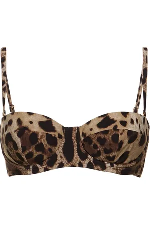 Dolce & Gabbana Top De Bikini De Lycra Estampado